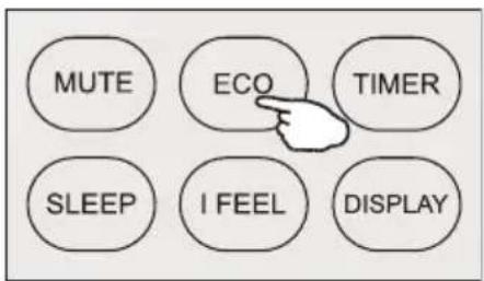 MUTE ECO TIMER SLEEP I FEEL DISPLAY