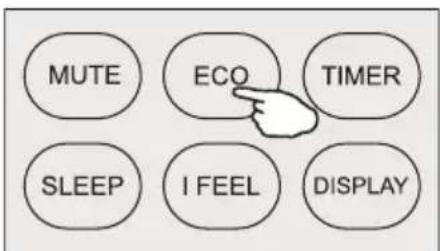 MUTE ECO TIMER SLEEP I FEEL DISPLAY