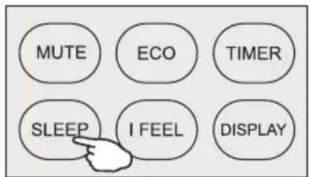MUTE ECO TIMER SLEEP I FEEL DISPLAY