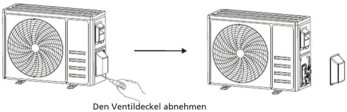QLIMA SC 7026S - Schritt 5: Anschließen der Kältemittelleitung - 1