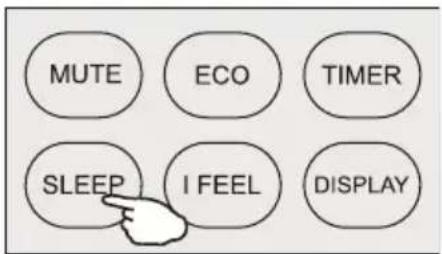MUTE ECO TIMER SLEEP I FEEL DISPLAY