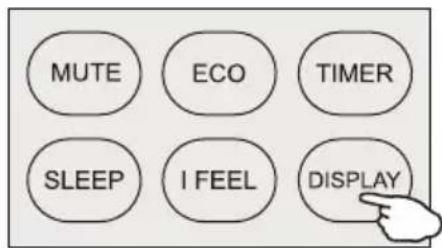 MUTE ECO TIMER SLEEP I FEEL DISPLAY