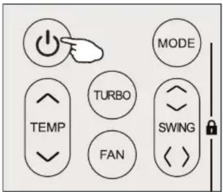 MODE TURBO SWING FAN TEMP