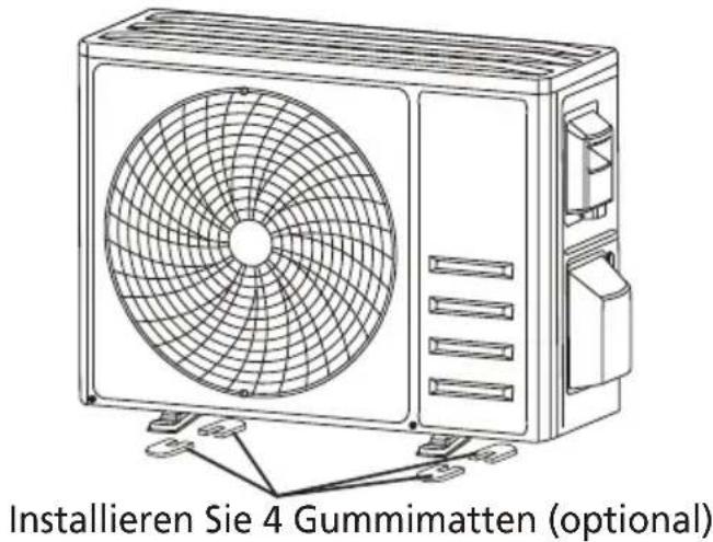 QLIMA SC 7026S - Schritt 3: Außenaggregat befestigen - 1