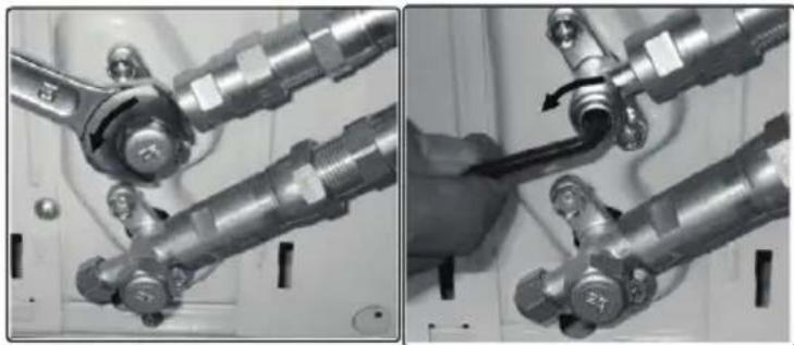 QLIMA SC 7026S - Step 6: Check the leakage and open the valve - 1