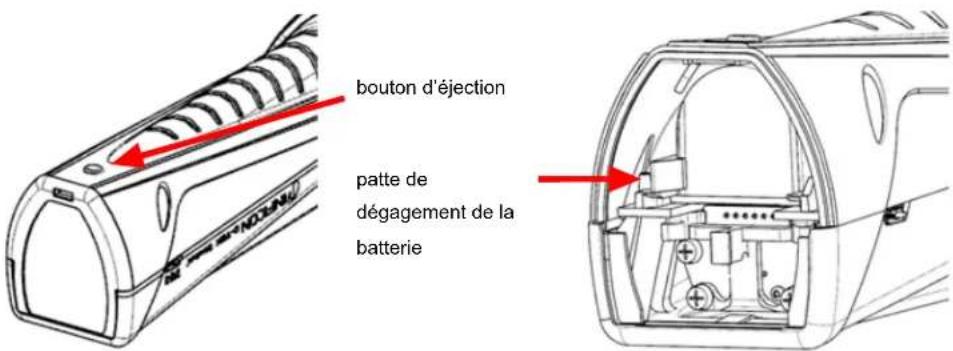 INFICON D-TEK 3 - Dépose et installation de la batterie lithium-ion - 1