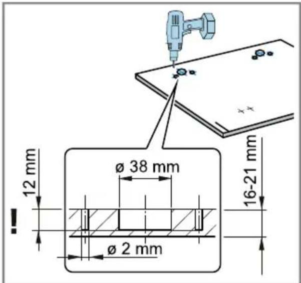 SIEMENS WK14D260FR - Monter la porte du meuble - 3