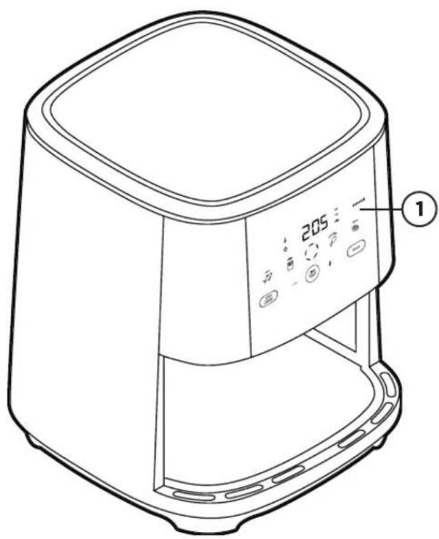 Chefman TurboFry Touch RJ38-SQPF-5T - CARACTERISTIQUES - 1