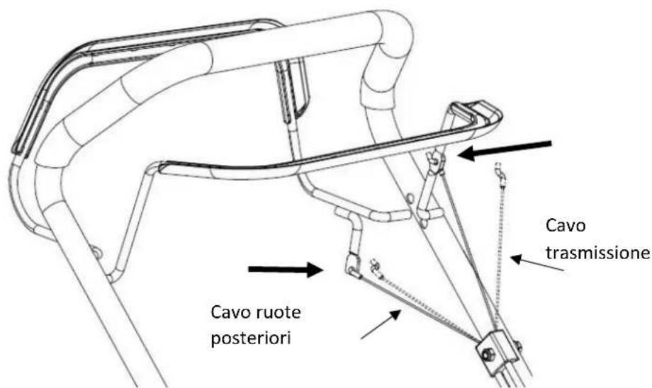Cavo ruote posteriori Cavo trasmissione