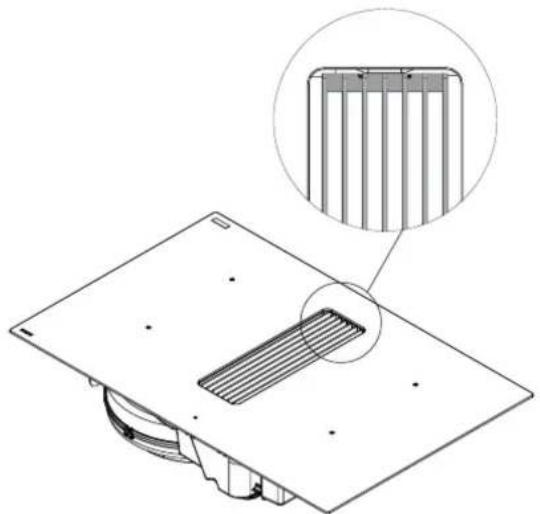 NOVY Easy 90 Prestige - Replace inlet grille - 1
