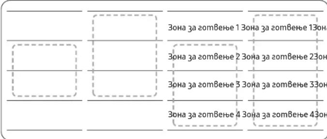 SAMSUNG NZ85C6058FK - Flex зона плус (Само за могелите што се применувает со Flex зона плус) - 2