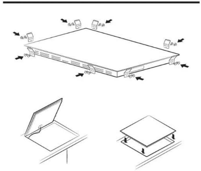 SAMSUNG NZ85C6058FK - Installazione del piano cottura - 4