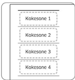 SAMSUNG NZ85C6058FK - Fleksisone Pluss (Kun for modeller med Fleksisone Pluss) - 1