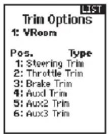 SPEKTRUM DXC+ - TRIM ASSIGN - 1