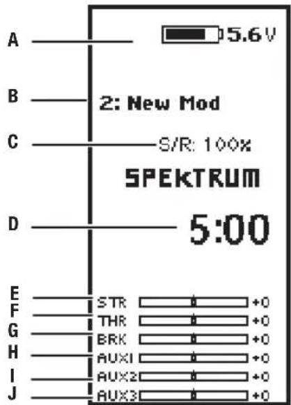 SPEKTRUM DXC+ - MAIN SCREEN - 1
