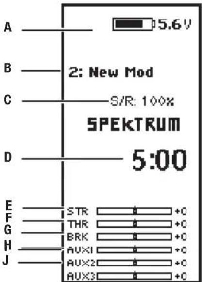 SPEKTRUM DXC+ - SCHERMATA PRINCIPALE - 2