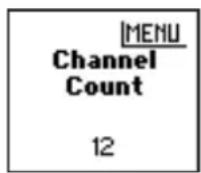 SPEKTRUM DXC+ - CHANNEL COUNT - 1