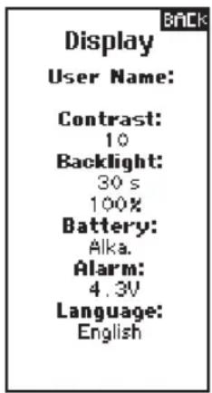 SPEKTRUM DXC+ - SETTINGS (PARAMÈTRES) - 1