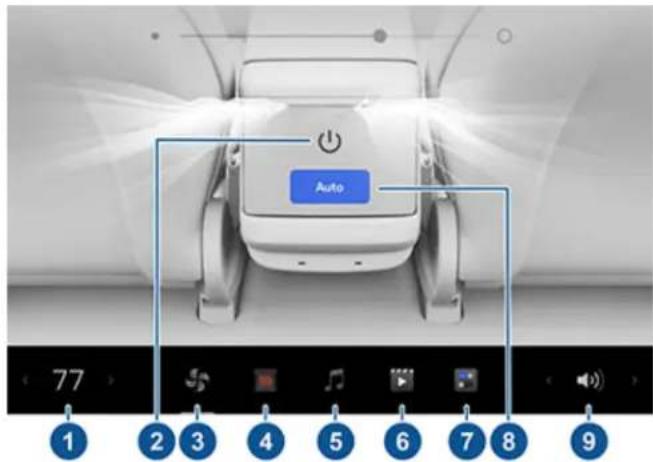 TESLA Model S (2026) - Écran tactile arrière - 1