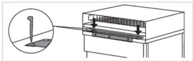 ASKO HI150G - Montage eines versteckten Helfers zwischen Waschmaschine und Wäschetrockner - 4
