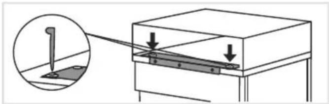 ASKO HI150G - Umístění skrytého pomocníka (Hidden Helper) - 4