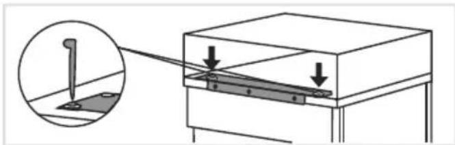 ASKO HI150G - Installation eines Hidden Helper auf dem Gerät - 4
