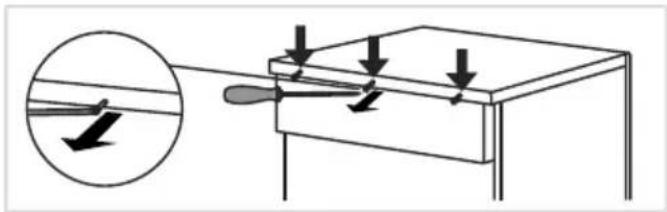 ASKO HI150G - Montering af en Hidden Helper på apparatet - 2