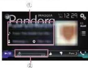PIONEER AVH-4100NEX - Using the touch panel keys - 3