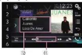 PIONEER AVH-4100NEX - ⑫ Performs manual tuning. - 2