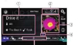 PIONEER AVH-4100NEX - Playing compressed audio files - 3