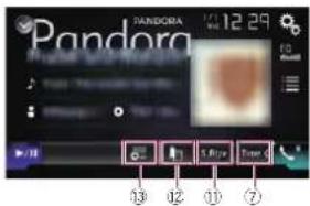 PIONEER AVH-4100NEX - Using the touch panel keys - 2