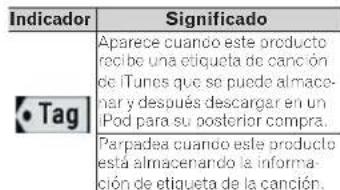 PIONEER AVH-4100NEX - ⑤ Indicador de estado de etiquetado de canciones de iTunes ^® - 2