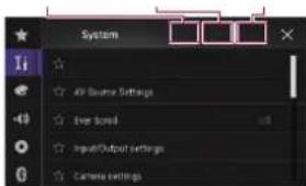 PIONEER AVH-4100NEX - Touch the following keys in the following order. - 4