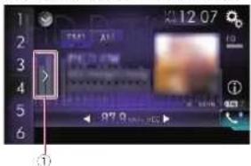PIONEER AVH-4100NEX - Selección de un canal de pre- sintonía de la lista de canales de presintonía - 1