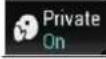 PIONEER AVH-4100NEX - ● Touch the following keys to turn private mode on or off. - 1