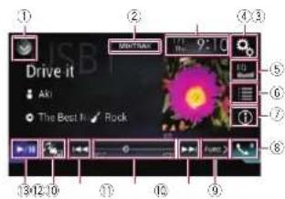PIONEER AVH-4100NEX - Playing compressed audio files - 1