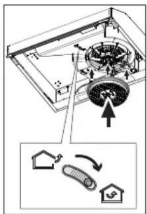 ETNA AO461WIT - Alternative: Inserting and replacing an carbon filter - 1