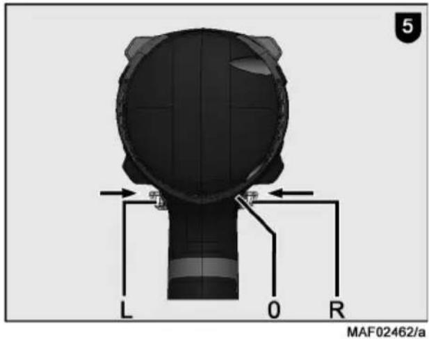 Mafell SR 800-18 - Drehrichtung, Transportsicherung - 1