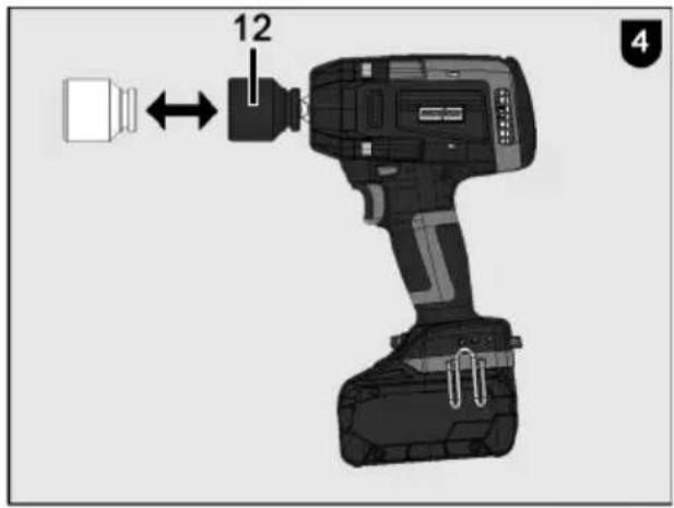 Mafell SR 800-18 - Ta ut verktyg: - 1