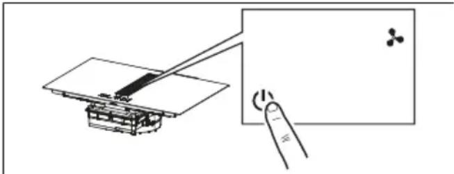 FABER Galileo Linear A830 - Turning on the appliance: - 1