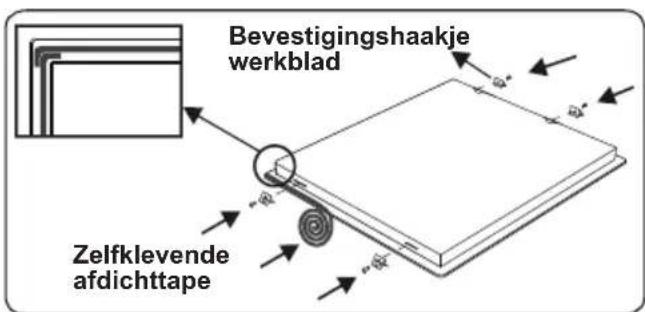 VESTFROST VIH 2080 P - INSTALLATIE VAN DE KOOKPLAAT - 3