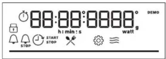 ELECTROLUX EVM6E46GZ - Display indicators - 1