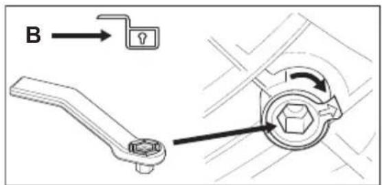 ELECTROLUX EW6HI5144SC - To unlock the rear drum locks: - 4