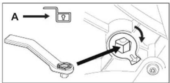 ELECTROLUX EW6HI5144SC - To unlock the rear drum locks: - 3