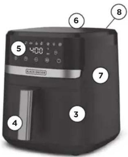 BLACK & DECKER Purifry AFBD82-0BD - PARTS &amp; ACCESSORIES - 2