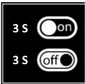 WISPEED C10-55 MAX - Mode de fonctionnement du Bouton ON/OFF - 1