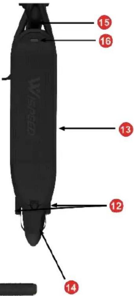 WISPEED C10-55 MAX - Description de la trottinette - 4