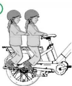 Urban Arrow Breeze - Fotstöd, ingen Protection bar, inget ryggstöd, ingen sittdyna, en barnstol, ingen last, passagerare vid sadeln - 8