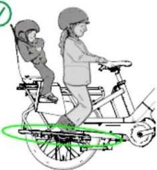 Urban Arrow Breeze - Geen voetsteunen, geen Protection bar, geen rugleuning, geen zitkussen, 1 kinderzitje, geen bagage, passagier op voorste positie - 1