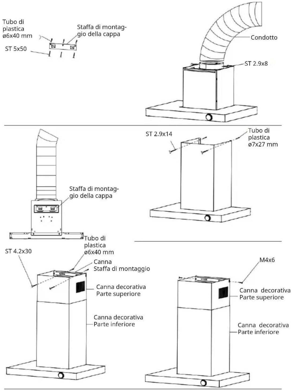 Klarstein Auriana 60 - INSTALLAZIONE DELLA CAPPA DA CUCINA - 1